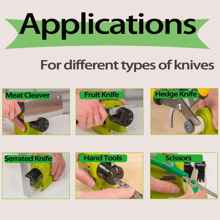 Motorized knife sharpener