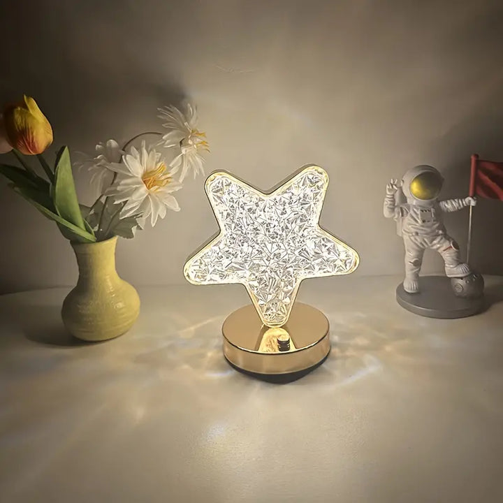 Star Moon Table Lamp Usb Chargeable (3 Shades)