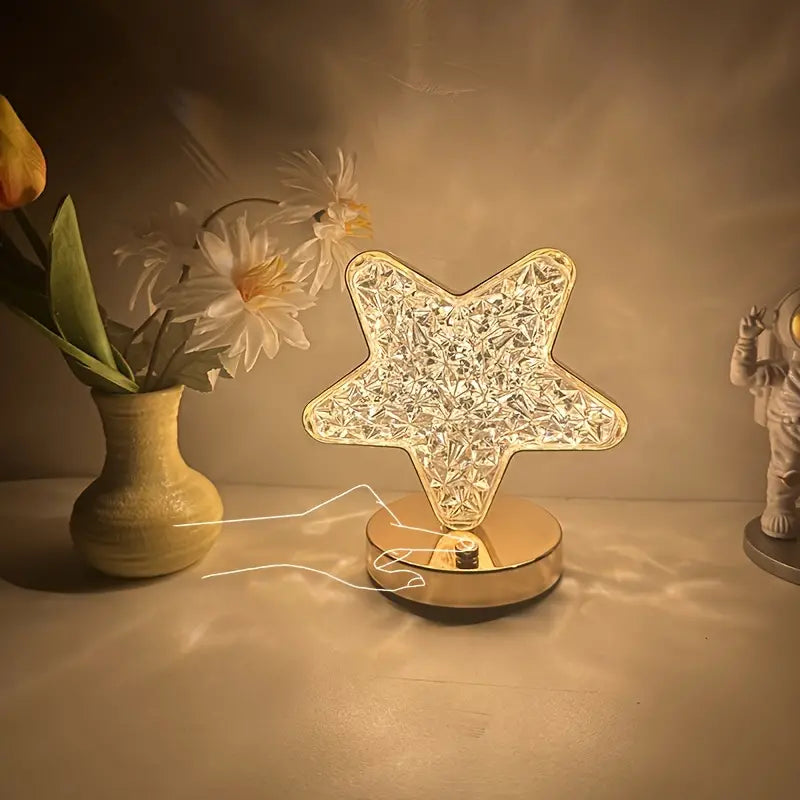 Star Moon Table Lamp Usb Chargeable (3 Shades)