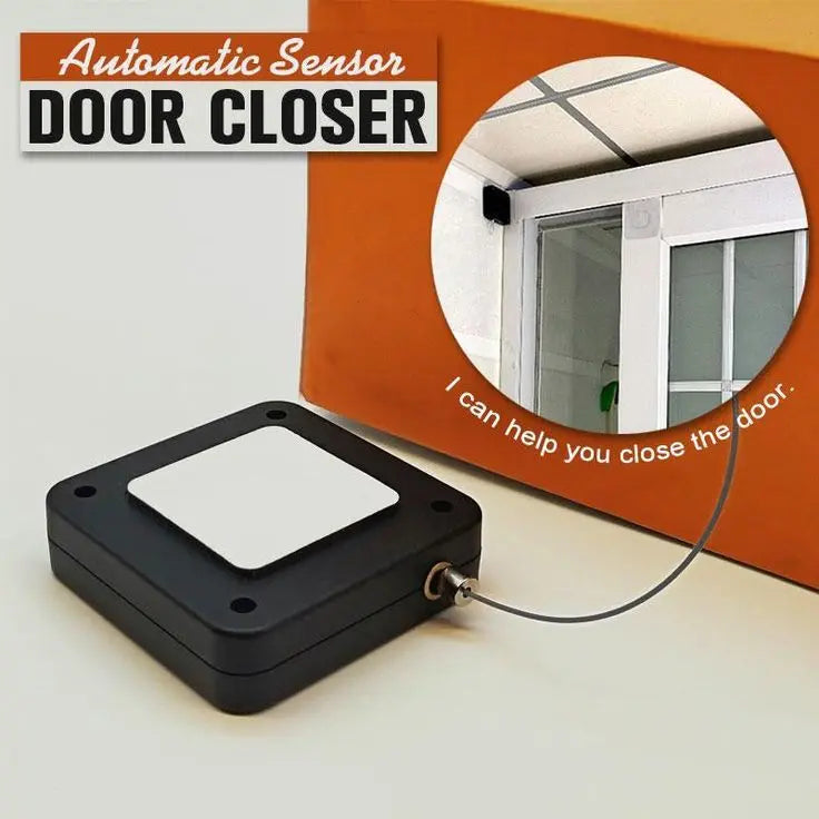 Automatic Door Closer - Adjustable Tension (500g-1000g) Closing Device