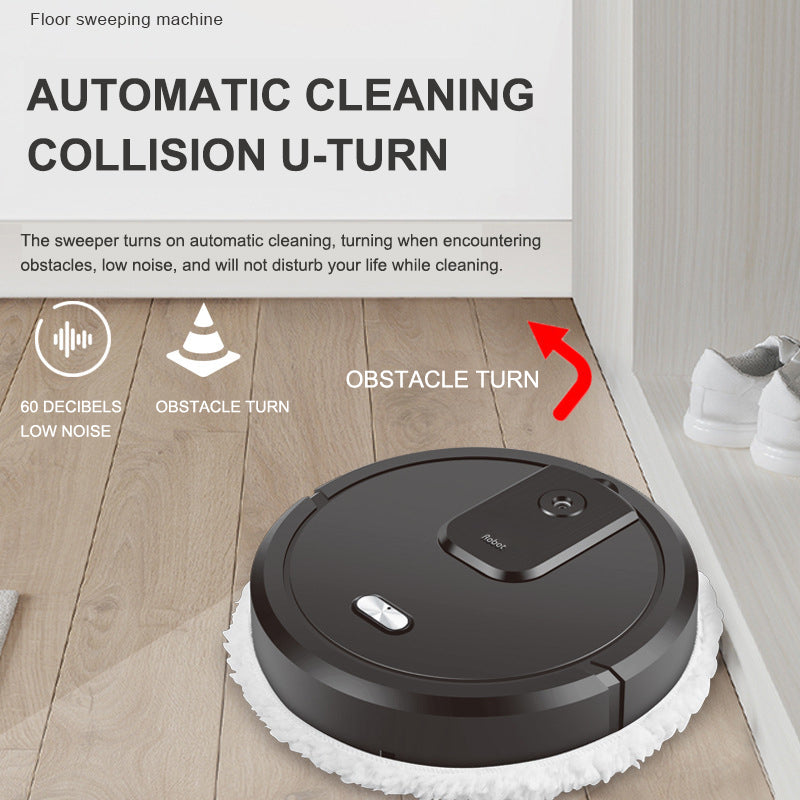 Automatic Mopping Floor Cleaner Robot, Rechargeable Dry and Wet Mopping